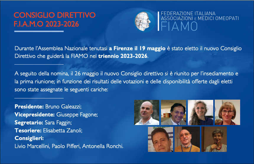 Consiglio direttivo Fiamo 2023